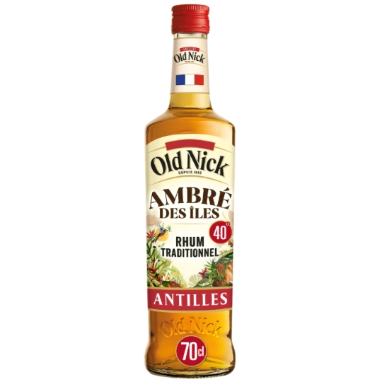 Rhum Ambré des Îles 40% OLD NICK