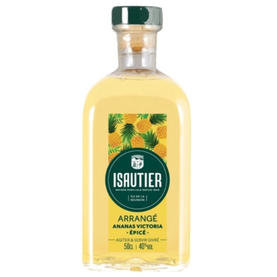 Liqueur à Base de Rhum Arrangé Ananas Victoria Epicé 40% ISAUTIER