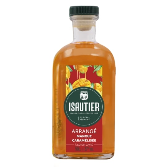 Liqueur à Base de Rhum Arrangée Mangue Caramélisée 37% ISAUTIER