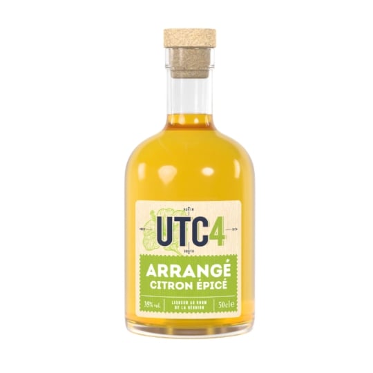 Rhum arrangé citron épicé UTC4
