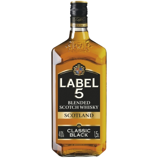Whisky Scotch Classic Black LABEL 5
