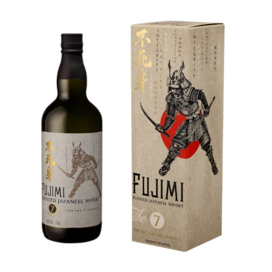 Whisky Japonais Blended 7 Virtues of The Samurai 40% FUJIMI