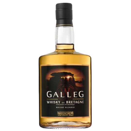 Whisky Blended de Bretagne Galleg 40% WARENGHEM