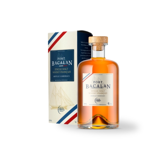 Whisky Single Malt Français Distillé à Bordeaux 41,2% PORT BACALAN