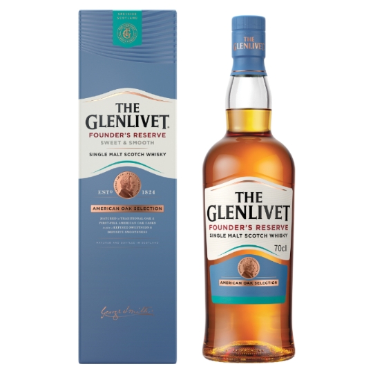 Whisky Single Malt Founders Edition Etui 40% THE GLENLIVET