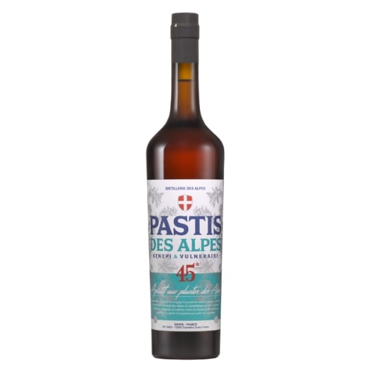 Spiritueux Anisé Pastis des Alpes 45% DISTILLERIE DES ALPES