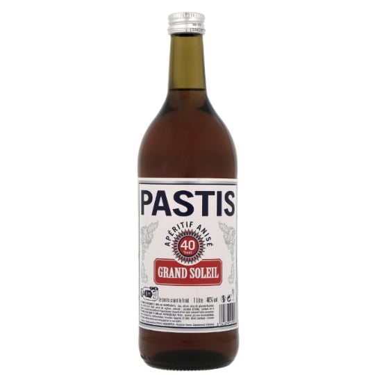 Spiritueux Anisé Pastis 40% GRAND SOLEIL
