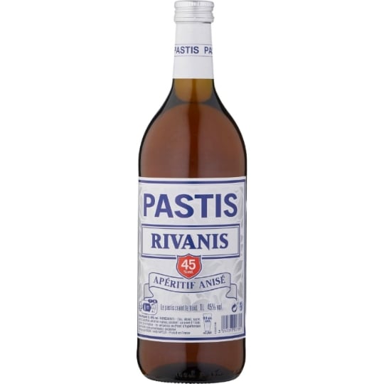 Spiritueux Anisé Pastis 45% RIVANIS