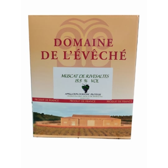 Vin Doux Naturel Muscat Rivesaltes Blanc 15,5% DOMAINE DE L'EVECHE