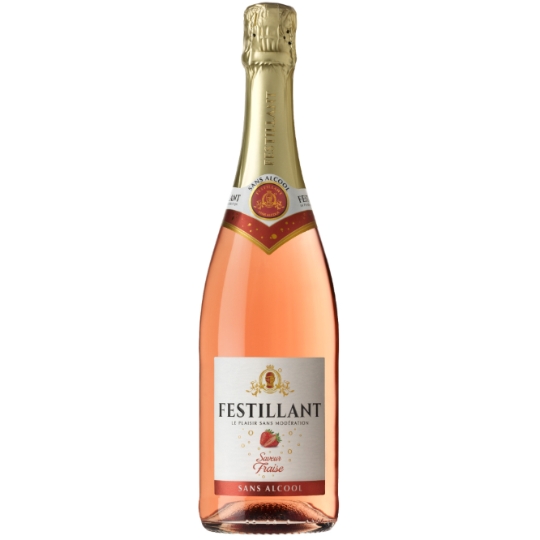 Boisson Effervescente Sans Alcool Saveur Fraise FESTILLANT