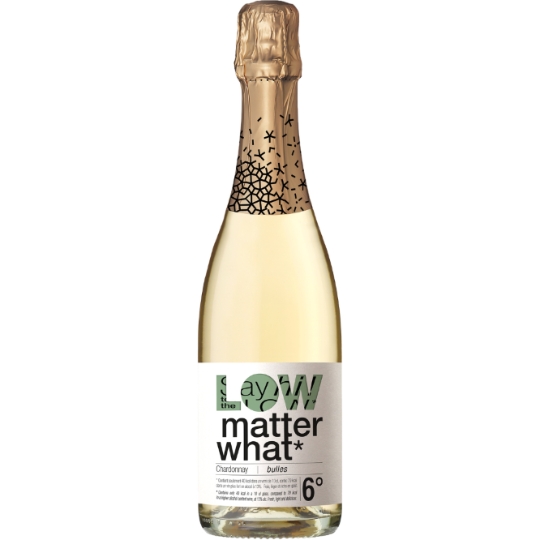 Vin Blanc Chardonnay Bulles 6° LOW MATTER WHAT* 6° CHARDONNAY BULLES