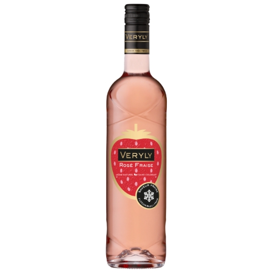 Boisson Aromatisée à Base de Vin Rosé Saveur Fraise VERY