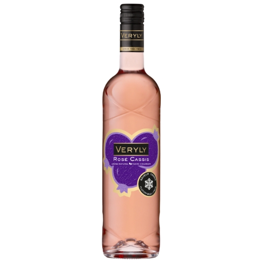 Boisson Aromatisée à Base de Vin Rosé Saveur Cassis VERY