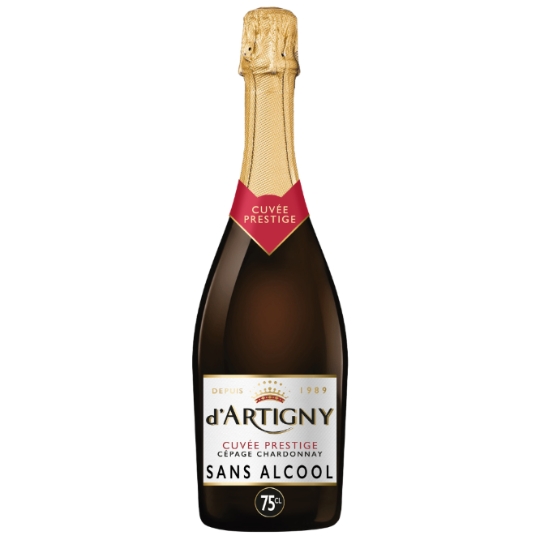 Boisson à Base de Vin Désalcoolisé Chardonnay Cuvée Prestige Sans Alcool D'ARTIGNY