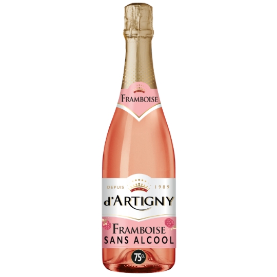 Boisson Effervescente Sans Alcool Saveur Framboise D'ARTIGNY