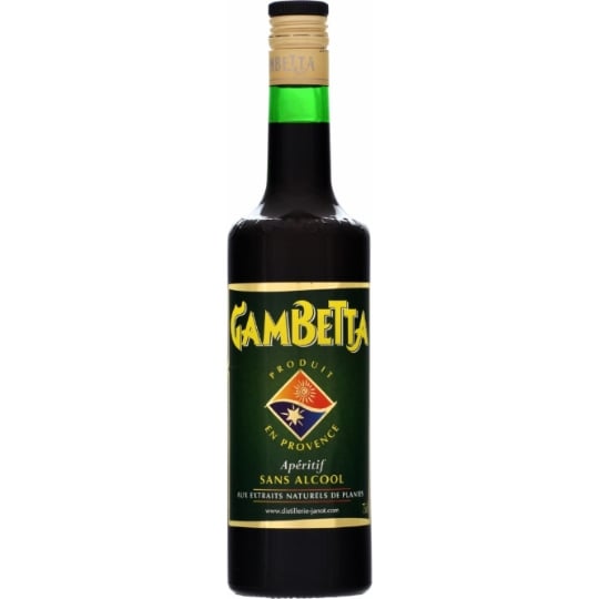 Apéritif à base de vin Rouge Amer Sans Alcool GAMBETTA