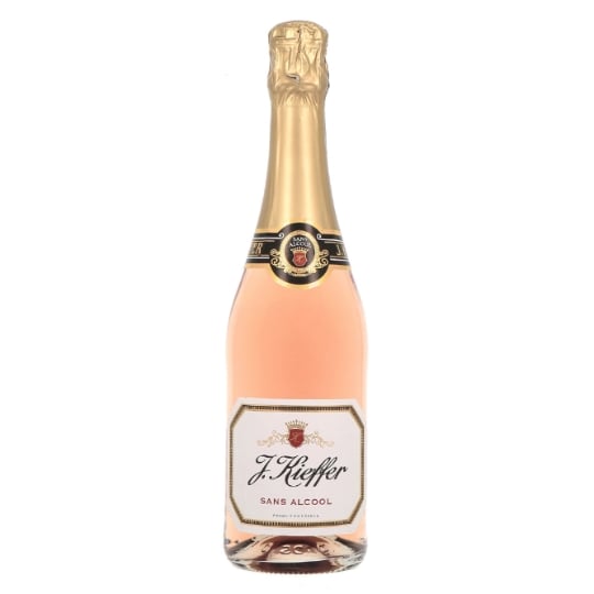 Boisson Effervescente Rosé à Base de Jus de Raisin Sans Alcool J.KIEFFER
