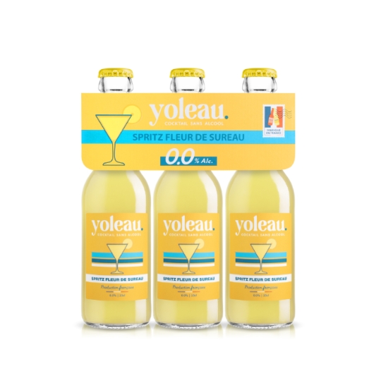 Cocktail sans Alcool Spritz Fleur de Sureau 0.0% YOLEAU