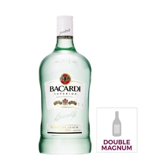 Rhum Bacardi Carta Blanca - Rhum Blanc - Puerto Rico - 37,5%vol - 300cl BACARDI