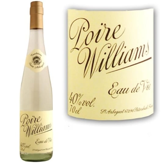 Eau De Vie Poire Williams St Arbogast 40° 70cl AUCUNE