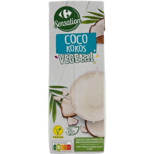 Lait Végétale Coco CARREFOUR SENSATION