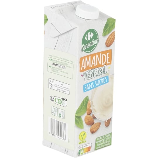 Lait Végétale Sans Sucres CARREFOUR SENSATION