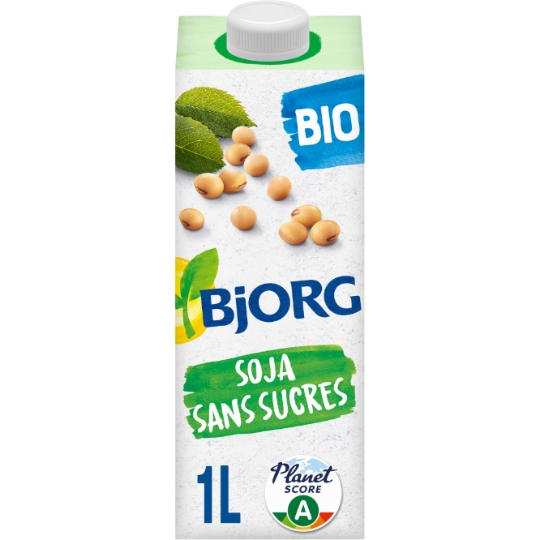 Boisson Végétale Soja Nature Sans Sucres Bio BJORG
