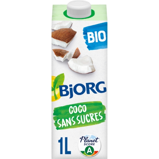 Boisson Végétale Coco Sans Sucres Bio BJORG