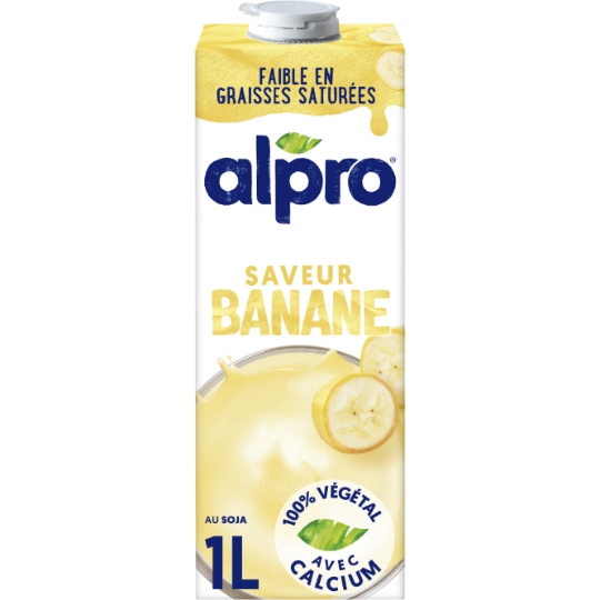 Boisson végétale soja banane ALPRO