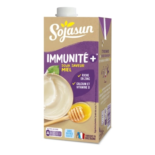 Boisson Lactée Soja Miel Immunité+ SOJASUN