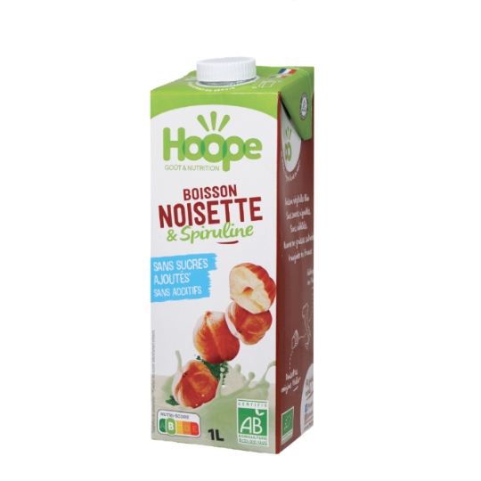 Boisson Végétale Noisette et Spiruline Bio HOOPE