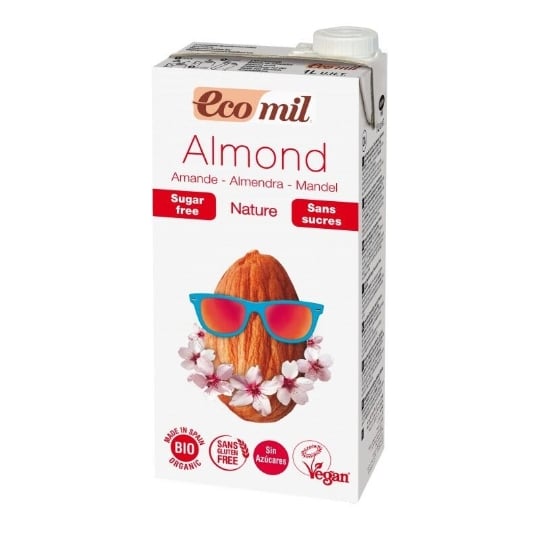 Lait D'amande Nature Sans Sucre 1l - Ecomil ECOMIL