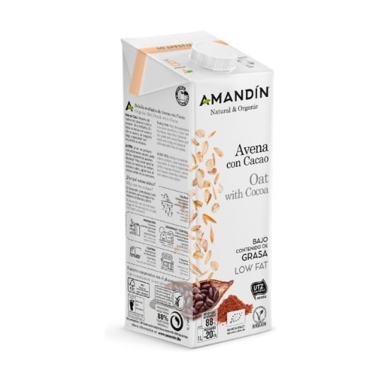 Amandin - Boisson À L'avoine Avec Cacao 1 L