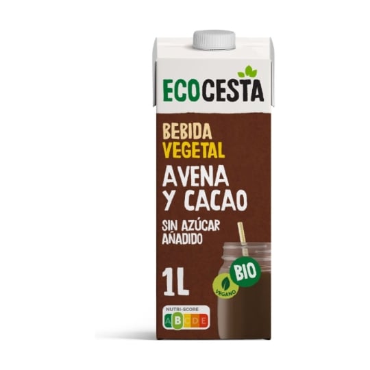 Ecocesta - Boisson Végétale D'avoine Au Cacao Bio 1 L (cacao - Avoine)