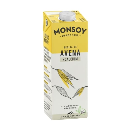 Monsoy - Boisson Bio Au Calcium Et À L'avoine 1 L