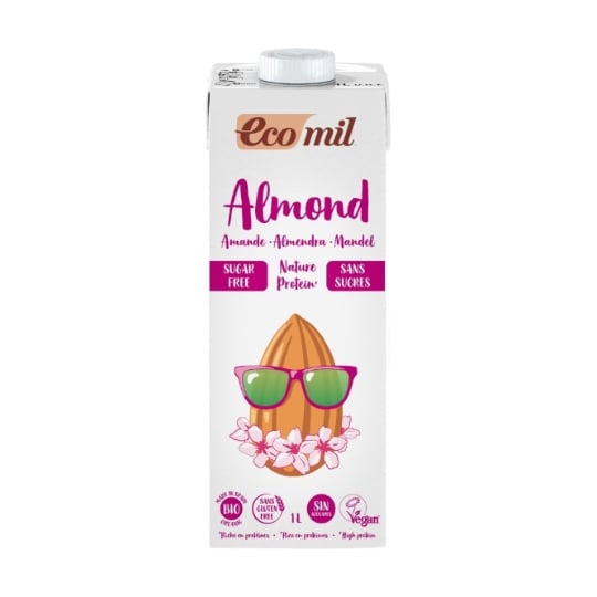 Ecomil - Boisson Protéinée Nature Aux Amandes 1 L