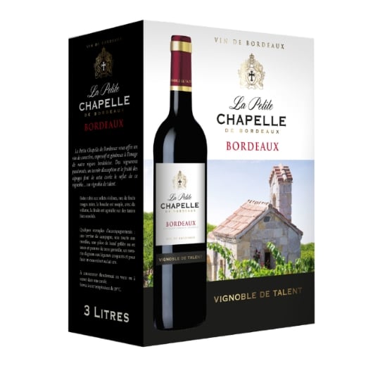Vin Rouge  AOC Bordeaux LA PETITE CHAPELLE DE BORDEAUX