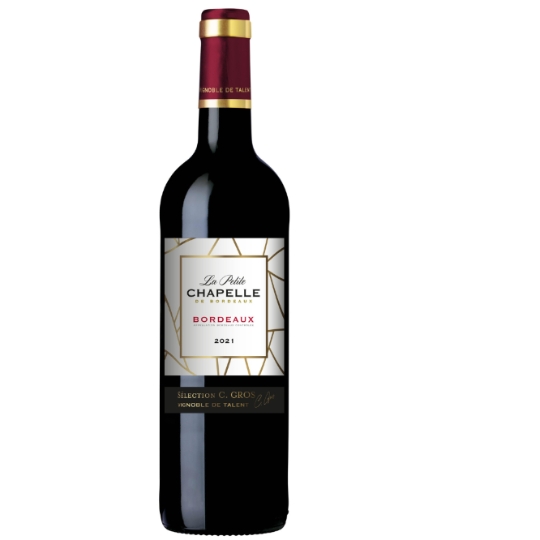 Vin Rouge A.O.P Bordeaux LA PETITE CHAPELLE DE BORDEAUX SELECTION CLAUDE GROS