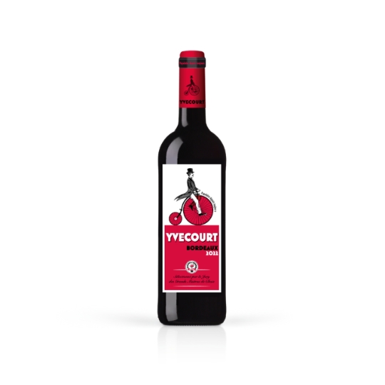 Vin Rouge A.O.P. Bordeaux YVECOURT