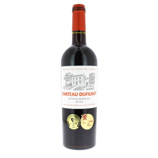 Vin rouge Côtes de Bordeaux  CHATEAU DUFILHOT