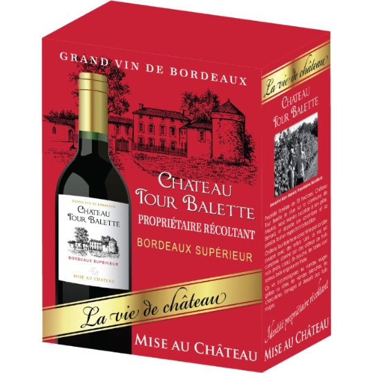 Vin Rouge Bordeaux CHATEAU TOUR BALETTE