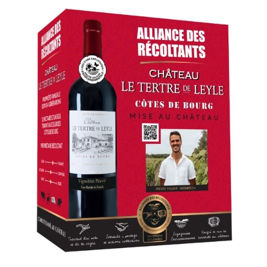 Vin Rouge Côtes de Bourg CHATEAU LE TERTRE DE LEYLE