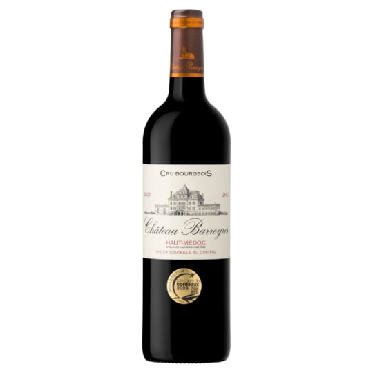 Vin Rouge A.O.P. Bordeaux Haut-Médoc Cru Bourgeois CHATEAU BARREYRES