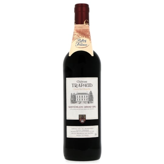 Vin Rouge A.O.P. Saint-Émilion Grand Cru CHATEAU TRAPAUD CUVEE LA CHAPELLE REFLETS DE FRANCE