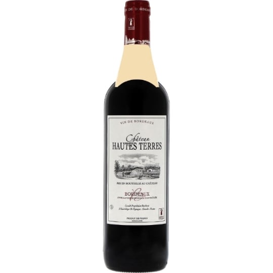 Vin Rouge A.O.P. Bordeaux CHATEAU HAUTES TERRES REFLETS DE FRANCE