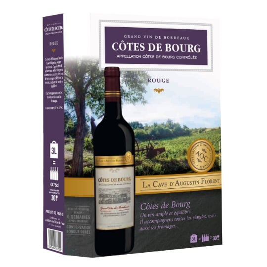 Vin Rouge A.O.P. Côtes-de-Bourg LA CAVE D'AUGUSTIN FLORENT