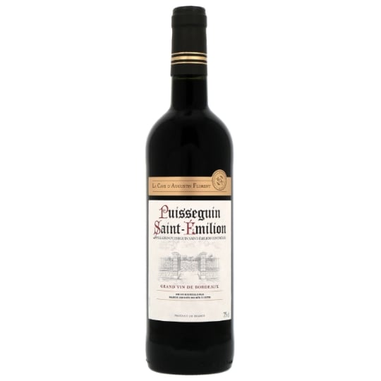 Vin Rouge A.O.P. Bordeaux Puisseguin Saint-Emilion LA CAVE D'AUGUSTIN FLORENT
