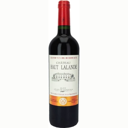 Vin Rouge A.O.P. Blaye Côtes de Bordeaux CHATEAU HAUT LALANDE
