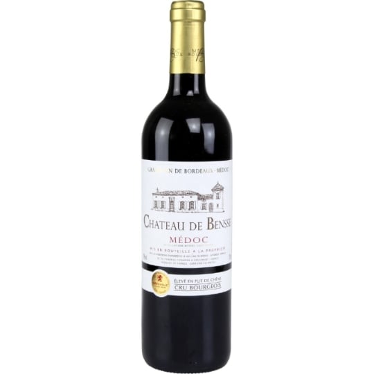Vin Rouge A.O.P. Bordeaux Médoc Cru Bourgeois CHATEAU DE BENSSE