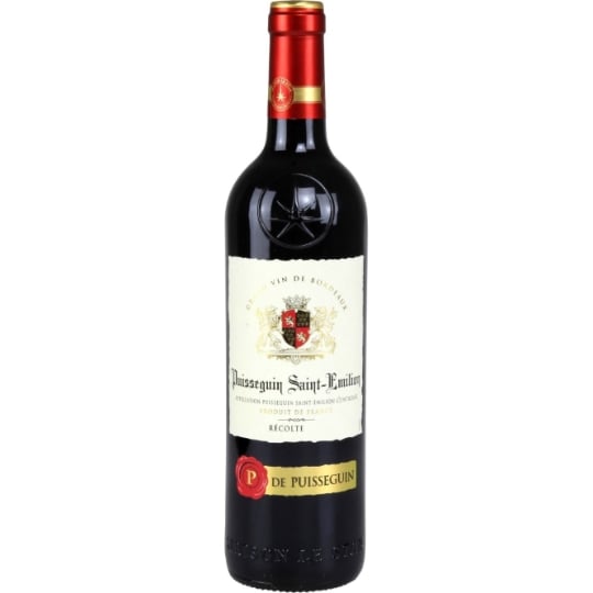 Vin Rouge A.O.P. Puisseguin Saint-Émilion P DE PUISSEGUIN